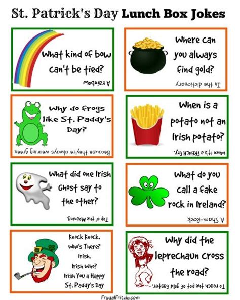 Fun kids jokes was created by parents as a safe place for other parents and their children to find something funny to giggle at. St Patrick's Day Irish Jokes, Limericks, Riddles, One-Liners, Short clean Irish Stories, Qu ...