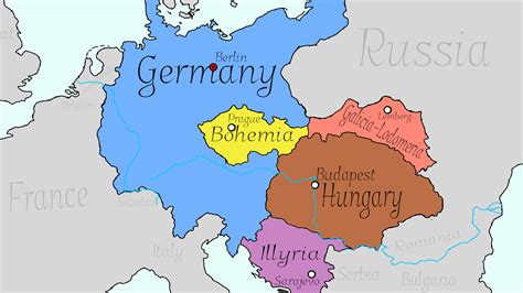 The Federal United Rhine Danube Republics Imaginarymaps