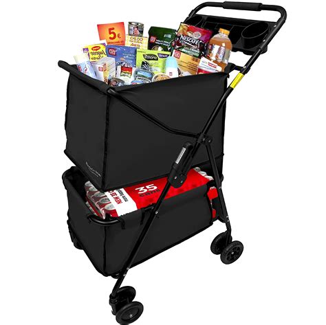 Buy Easygo Deluxe Cart Folding Grocery Shopping And Laundry Utility