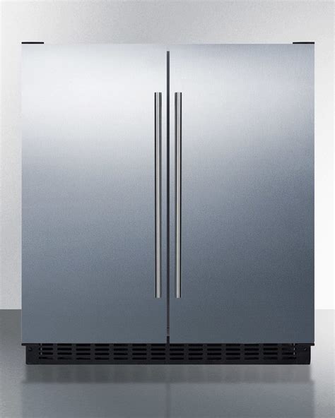 Measuring is very important if you are considering an apartment size refrigerator,. Summit FFRF3070BSS 30 Inch Freestanding/Built-In Side-By ...