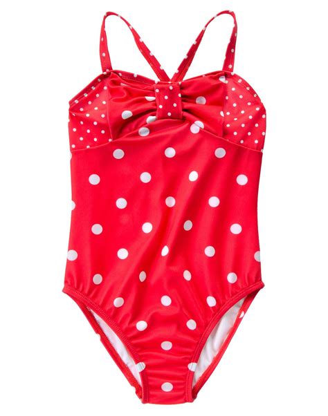 Polka Dot One Piece Swimsuit At Gymboree Polka Dot Swimsuits Baby