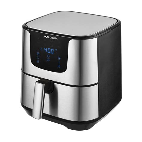 Kalorik 6 Quart Digital Air Fryer Pro XL with Trivet, Stainless Steel