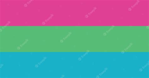 premium vector polysexual lgbt pride flag vector image