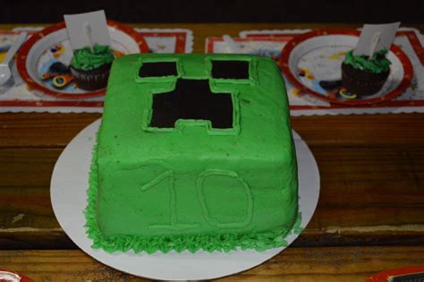 Pin By Jennifer Jordan On Sams Minecraft Party Minecraft Cake