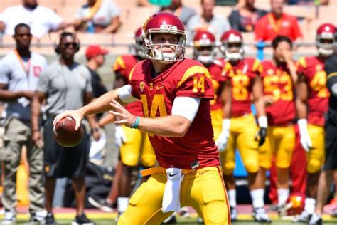 Usc Qb Sam Darnold Center Of Attention At Pac 12 Media Days Abc7 Los