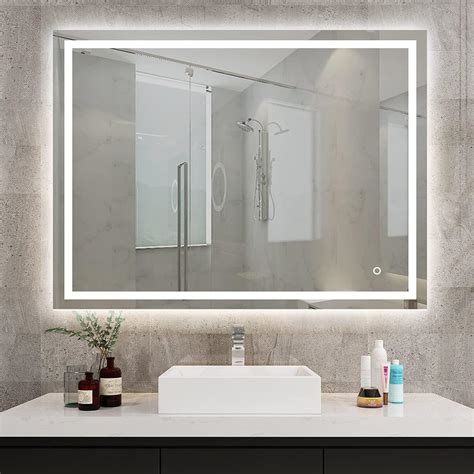 Illuminated Heated Bathroom Mirrors Everything Bathroom