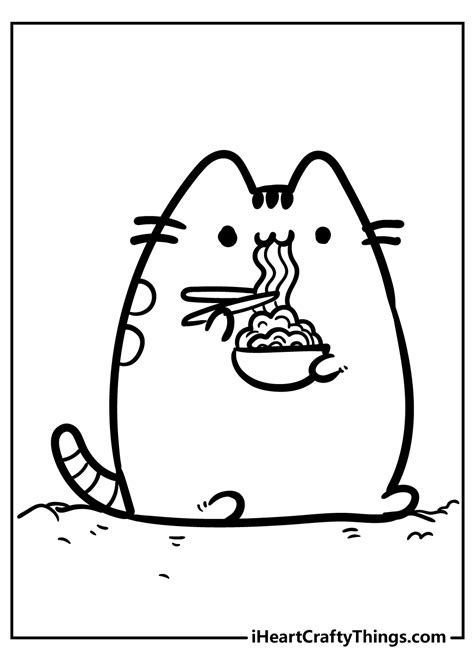 Pusheen Pizza Cat Pusheen Coloring Pages Cat Coloring Off