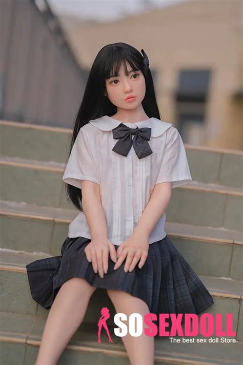 142cm 4ft65 Japanese School Girl Pointy Tits Silicone Sex Doll Sosexdoll