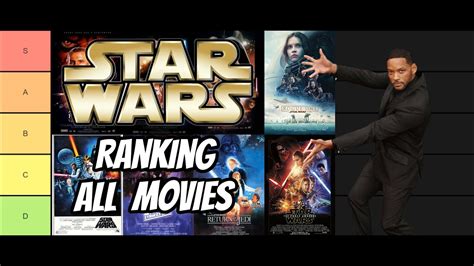 All Star Wars Films RANKED YouTube