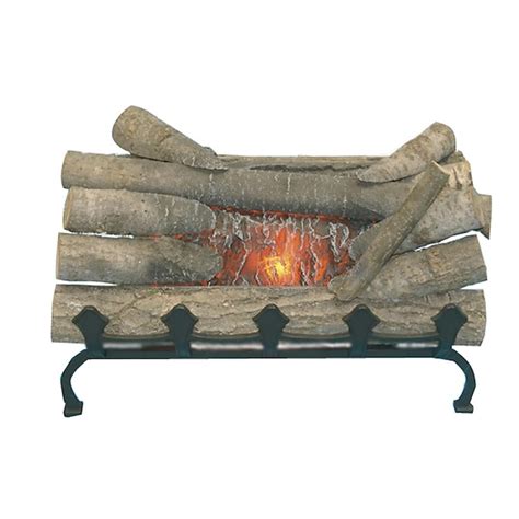 Pleasant Hearth 20 In W Natural Wood Electric Fireplace Logs In The