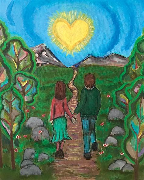 walking each other home art print comes in 4 standard sizes etsy