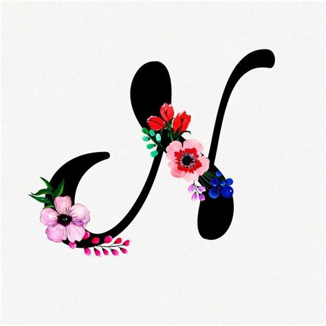 Letters with a floral pattern. Pin on new ideas for my happy planner