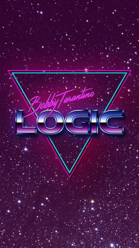 Logic 80s Style Mobile Wallpaper Logic301