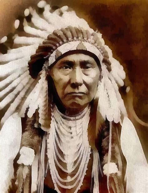 Nez Perce Native American Chief Photograph By Dan Sproul