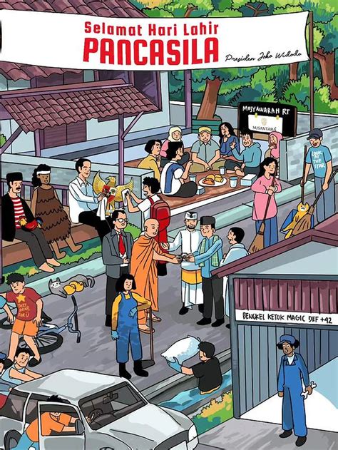 Ada Lirik Lagu Yellow Coldplay di Unggahan Selamat Hari Lahir Pancasila