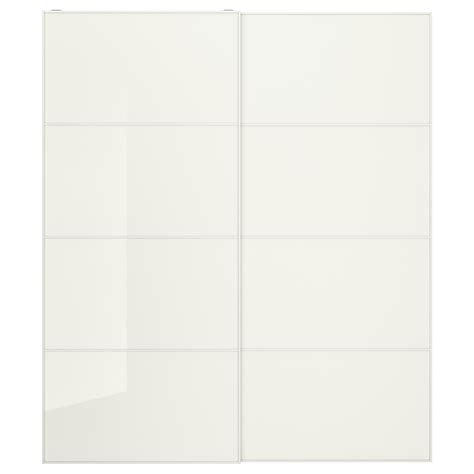 FÄRVIK sepasang pintu geser, kaca putih | IKEA Indonesia