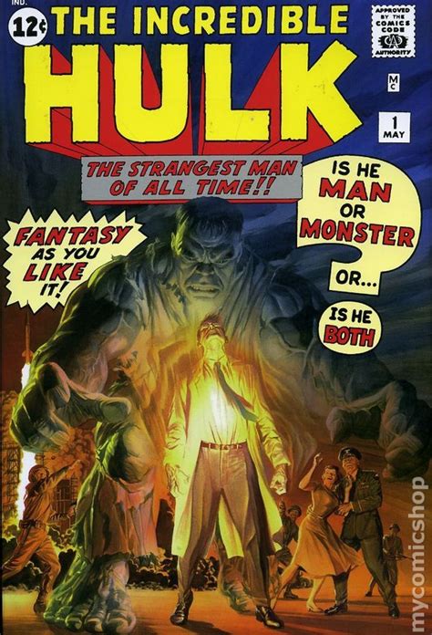 Jack Kirby First Incredable Hulk Comic Cover Art Incredible Hulk