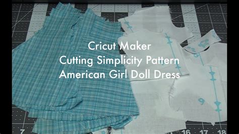 Templates are fundamentally what the name suggests. Cricut Maker - Simplicity American Girl Doll Dress - Part ...