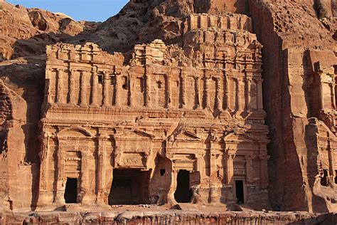 Palace Tomb Petra Art Destination Jordan