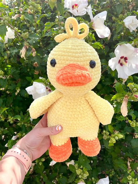 Chubby Duck Amigurumi Crochet Pattern PDF Etsy