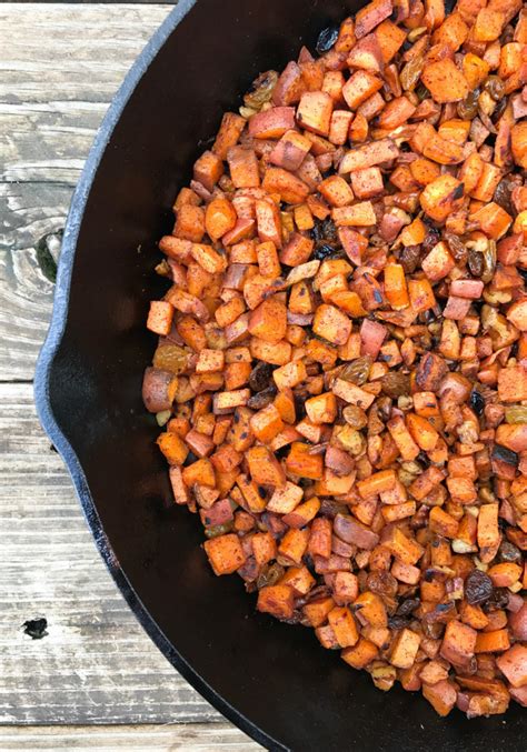 But, don't use them in a baked sweet potato recipe! Cinnamon Raisin Diced Sweet Potatoes - The Whole Cook