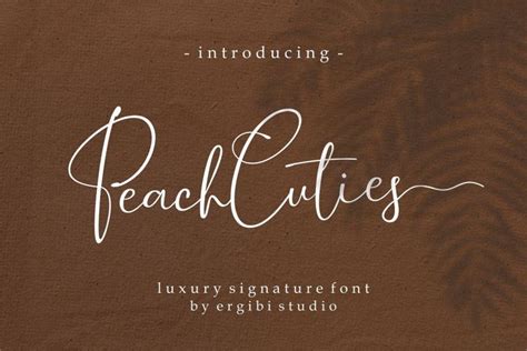 Peach Cuties Signature Font Download Fonts