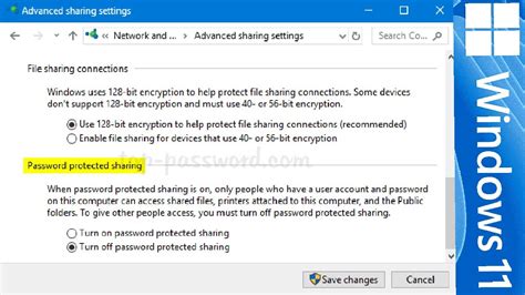 How To Disable Password Protected Sharing In Window Learnbulk
