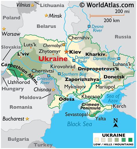 Ukraine Maps Facts World Atlas