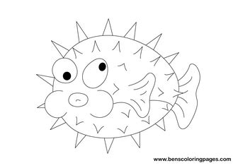 Puffer fish coloring page puffer fish coloring pages get coloring. Pufferfish coloring pages