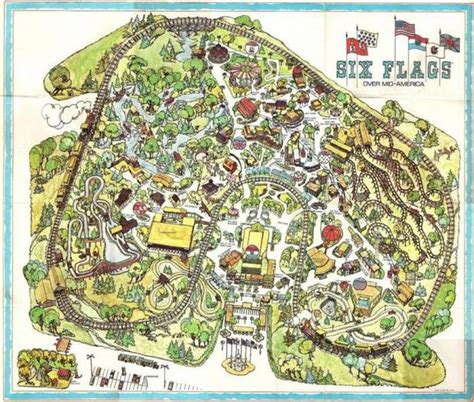 Six Flags St Louis Park Map Paul Smith