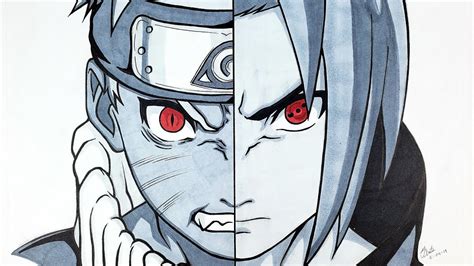 Sasuke Anime Drawings Naruto ~ Drawing