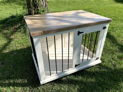 XL Single Dog Kennel | Wood dog kennel, Dog kennel furniture, Diy dog kennel
