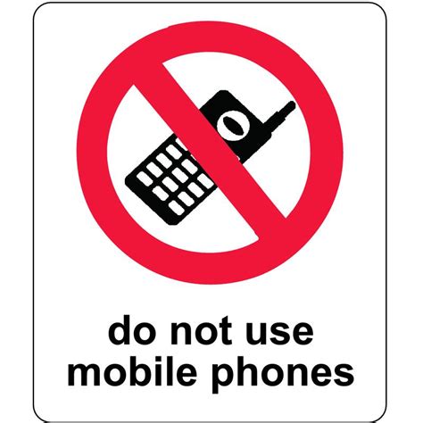 Do Not Use Cell Phone Signs Clipart Best