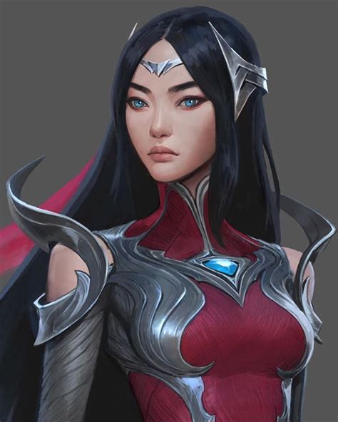 Concept Art For Irelia From The New “awaken” Cinematic For League Of