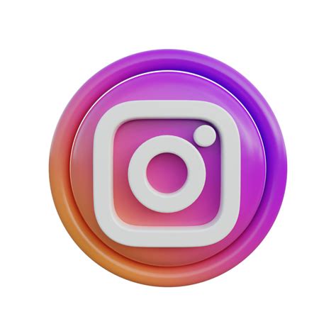 3d Social Media Icons Instagram 9428327 Png