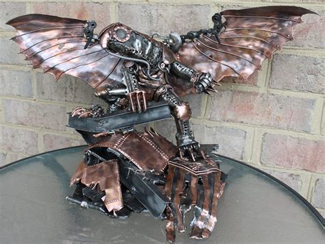 Bioshockinfinite Songbird Metal Sculpture By Geargoyle