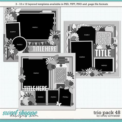 Cindys Layered Templates Trio Pack 48 By Cindy Schneider Card Kits