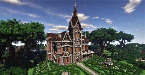 Victorian Mansion 3 Red Primrose Updated Minecraft Map