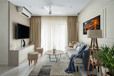 Muted Colour Scheme For Mumbai Home Ifj