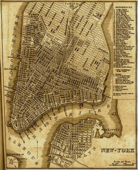 1800s Map Of New York Map