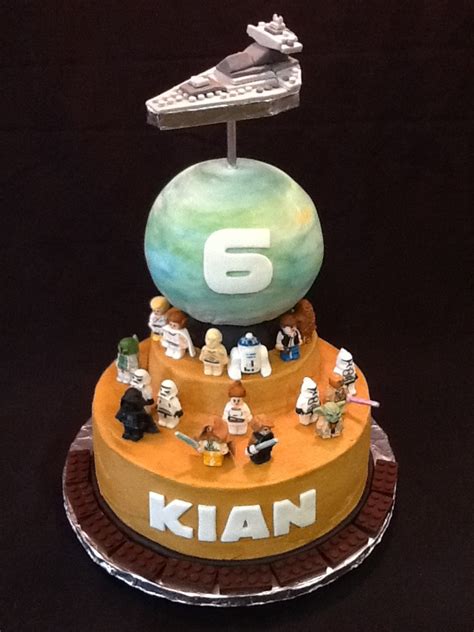 Star Wars Lego Birthday Cake