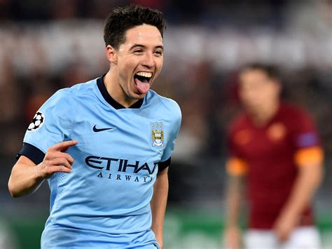 roma vs manchester city samir nasri takes delight in rome miracle after city keep champions