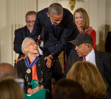 A Pioneering Spirit Nasas Katherine Johnson Awarded Presidential Medal Of Freedom Americaspace