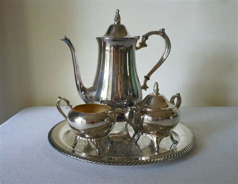 Vintage Wm A Rogers Silver Plated Coffee Tea Set By 2cool2toss