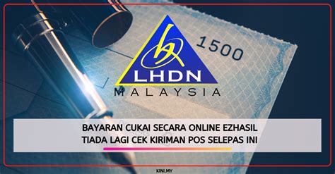 Tarikh akhir untuk membayar baki cukai kena dibayar ialah dalam tempoh 30 hari selepas penghantaran borang cukai pendapatan. Bayaran Cukai Secara Online ezHasil. Tiada Lagi Cek ...