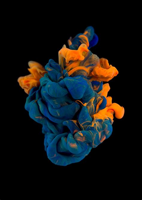 High Speed Photographs Of Ink In Water Alberto Seveso