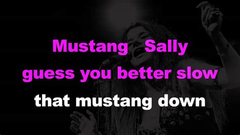 Mustang Sally Youtube