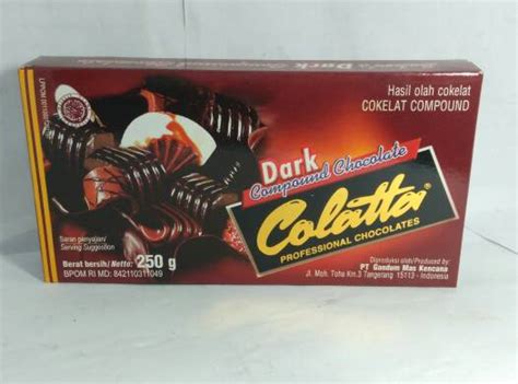 Produk coklat coklat compound * beryl's * cacao ivory * colatta * le bourne * tulip * selbourne coklat courveture * milk 42%,52%,62% * dark 52% & 7). Harga Coklat Dcc (Dark Compound Chocolate) Terbaru Grosir ...