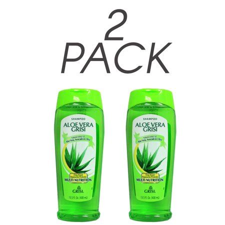 This shampoo hydrates the scalp and hair, restoring dry hair. Grisi Aloe Vera Deep Repair Shampoo Reduces Dandruff and ...
