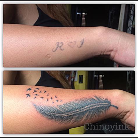Aggregate More Than Cover Up Feather Tattoo Latest Thtantai